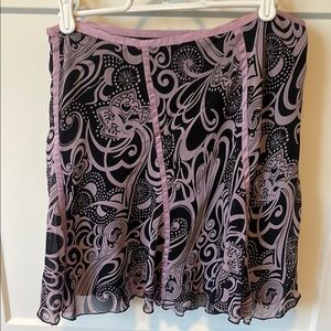 Bebe Printed Skirt